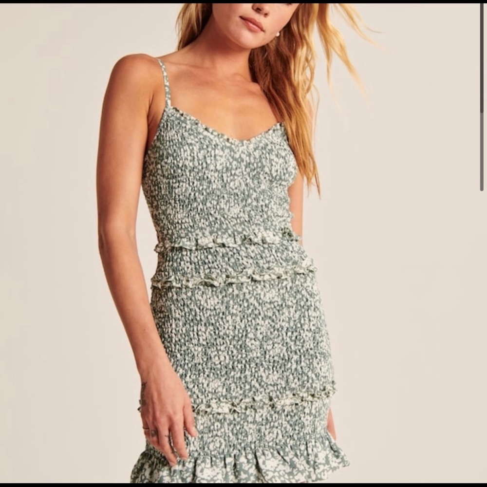 NWT Abercrombie Smocked Mini Dress - Medium